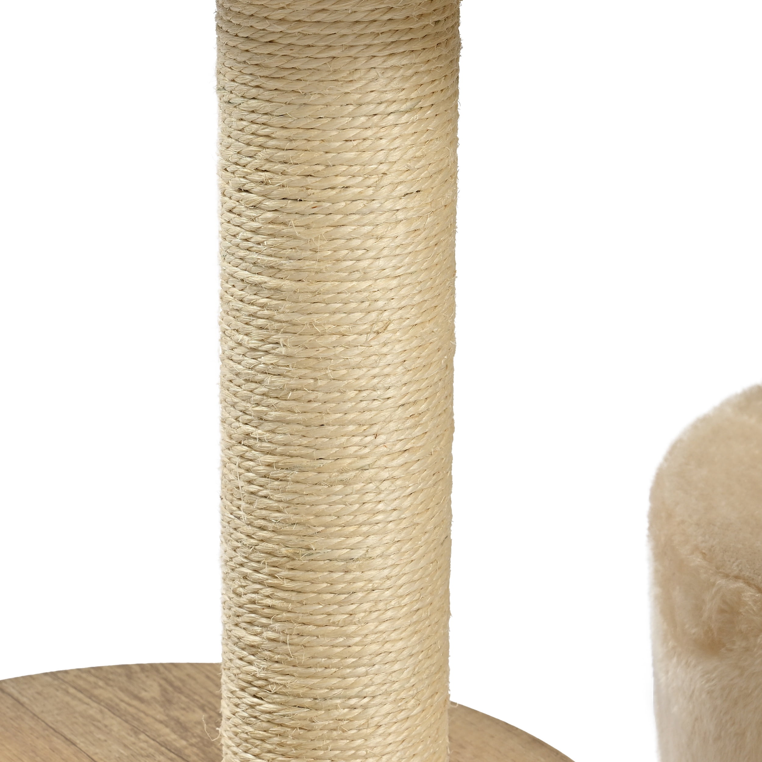 Vibrant Life 5-Level 51" Cat Tree with 2-Level Track Ball and Condo, Beige