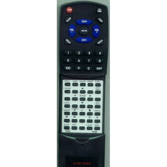 Replacement Remote for TOSHIBA 75006362, RT75006362, SER0258, MD20H63, MD24H63, MD14H63