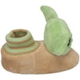 thumbnail image 2 of The Mandalorian, Baby Yoda Boy’s Slipper Socktop, Green, Toddler Size 3/4, 2 of 5