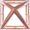thumbnail image 6 of Energy Healing Copper Pyramid Kit – 100% Pure Copper Connectors for ½ Inch (12.7mm) Pipes – Meditation, Reiki, Vastu – Includes 4 Base + 1 Top Connector – Heavy-Duty, 6 of 8