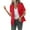 N-Red-2, variant on 2025 Women Casual Solid Button Plus Size Winter Clothes for Women Lapel Short Sleeve Slim Womens Coats with Hoods and Storage Pockets Suit Temperament Blazers Coat for Daliy