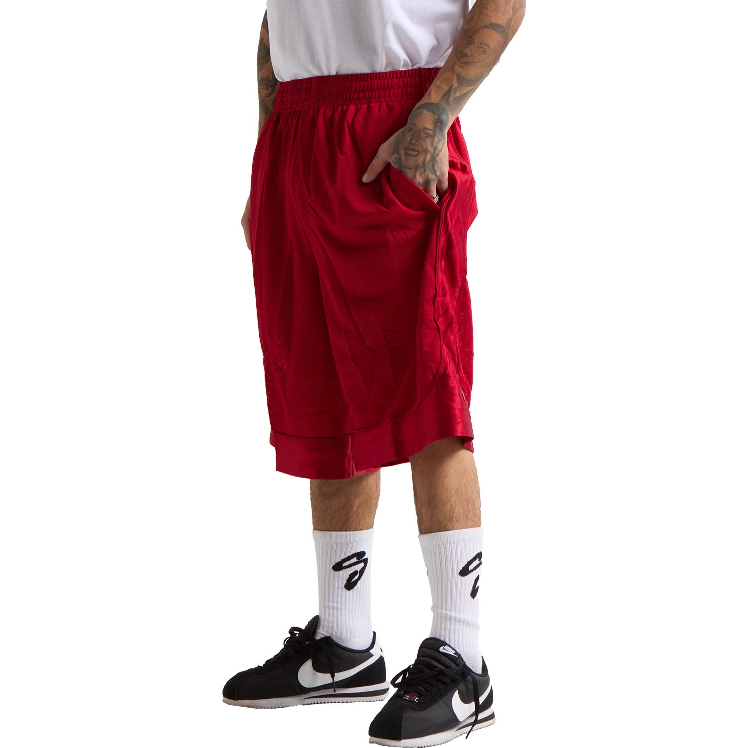 Shaka Wear Men's Mesh Basketball Shorts Athletic Pants S
