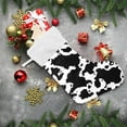 thumbnail image 5 of GZHJMY Christmas Stockings 2PCS,Cow Pattern Big Xmas Stockings Gift Decorations and Party Supplies,Used for Fireplace Decoration Socks Christmas Tree Decoration, 5 of 7