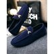thumbnail image 2 of Men Snaffle Decor Slip On Loafers, Funky Neon-red Casual Loafers For Outdoor, 2 of 3