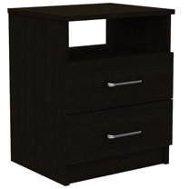Depot E-Shop Salento Night Stand Black Wengue