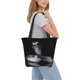 thumbnail image 2 of Fotbe Black Cobra Snake Bolsa de Playa con Estampado, Bolsa de Hombro, Bolsa de Mano Espaciosa, Bolsa de Viaje Ligera, Bolsa de Compras Versátil, 2 of 6