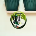 thumbnail image 4 of IFANLANDOR 2Pcs Hanging Water Pipe Storage Rack Plastic Hose Hanger Green Wall Mounted for Homeowners Shed Organization, 4 of 8