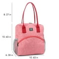 thumbnail image 3 of Lunch Bag Lunch Box for Women Men Reusable Insulated Lunch Tote Bag,Leakproof Thermal Cooler Sack Food Handbags Case High Capacity forTravel Work School Picnic, 3 of 7