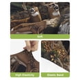 thumbnail image 4 of Forest Deer Bar Stool Covers Set of 4, Farmhouse Vintage River Elk Stretch Washable Bar Chair Covers with Backs, Removable Pub Counter Height Chair Cover for Kitchen Dining Room Cafe, 4 of 7
