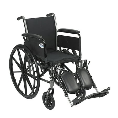 Flip Back Detachable Full Arms - Drive Medical Cruiser Iii Wheelchair 16 Inches Flip Back Detachable Full Arms Elevating Legrest - 1 Ea, K316Dfa-Elr
