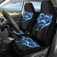 thumbnail image 3 of Uourmeti Blue Ocean Dolphin Love Heart Print Car Seat Covers for Front Seat Breathable Bucket Seat Protector Cushion Covers Universal Fit Cars Truck Suv Van Cute Car Interior Decor(2 Pack), 3 of 7