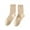 Beige Socks for women and men, variant on AINIYS Solid Colors Socks Women's Classic Casual Tube Socks Basic Four Seasons Women's Socks Black Free Size