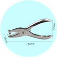 thumbnail image 2 of Perforadora Manual de Metal con un solo orificio, apertura de 6mm, abrazadera de perforación, espesor de perforación, 8 hojas A4, 1 ud., 2 of 5