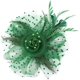 thumbnail image 1 of Song Qing Tocado de plumas para mujer, sombrero para fiesta de té, broche para el pelo, broche, ramillete, diadema nupcial, sombrero Derby, cóctel, boda, 1 of 4