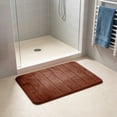 thumbnail image 6 of Leodye 1PCS Memory Foam Bath Rug, Ultra Soft Absorbent Non-Slip Mat for Indoor Bathroom and Home Decoration -15.74*23.62in, 6 of 6
