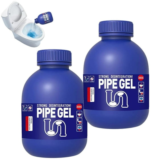 Pipe Bobo/Easepicks Strength Drain Cleaner, Drain Cleaner Hair Clog Remover, For All Pipes Quick Dredging Formula (2PCS)