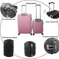 thumbnail image 3 of Juego 2 Maletas De Viaje 10 Kg Y 25 Kg Rigidas Ruedas Desmontables Y Candado Numerico, 3 of 5