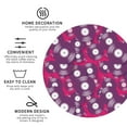 thumbnail image 3 of Lsque Vintage Vinyl Record Pattern 4" Drink Coasters Set of 4, PVC Leather Absorbent Coasters, Table Coaster Set Decorative Coffee Cup Coasters Housewarming Gift -Round Shape, 3 of 6