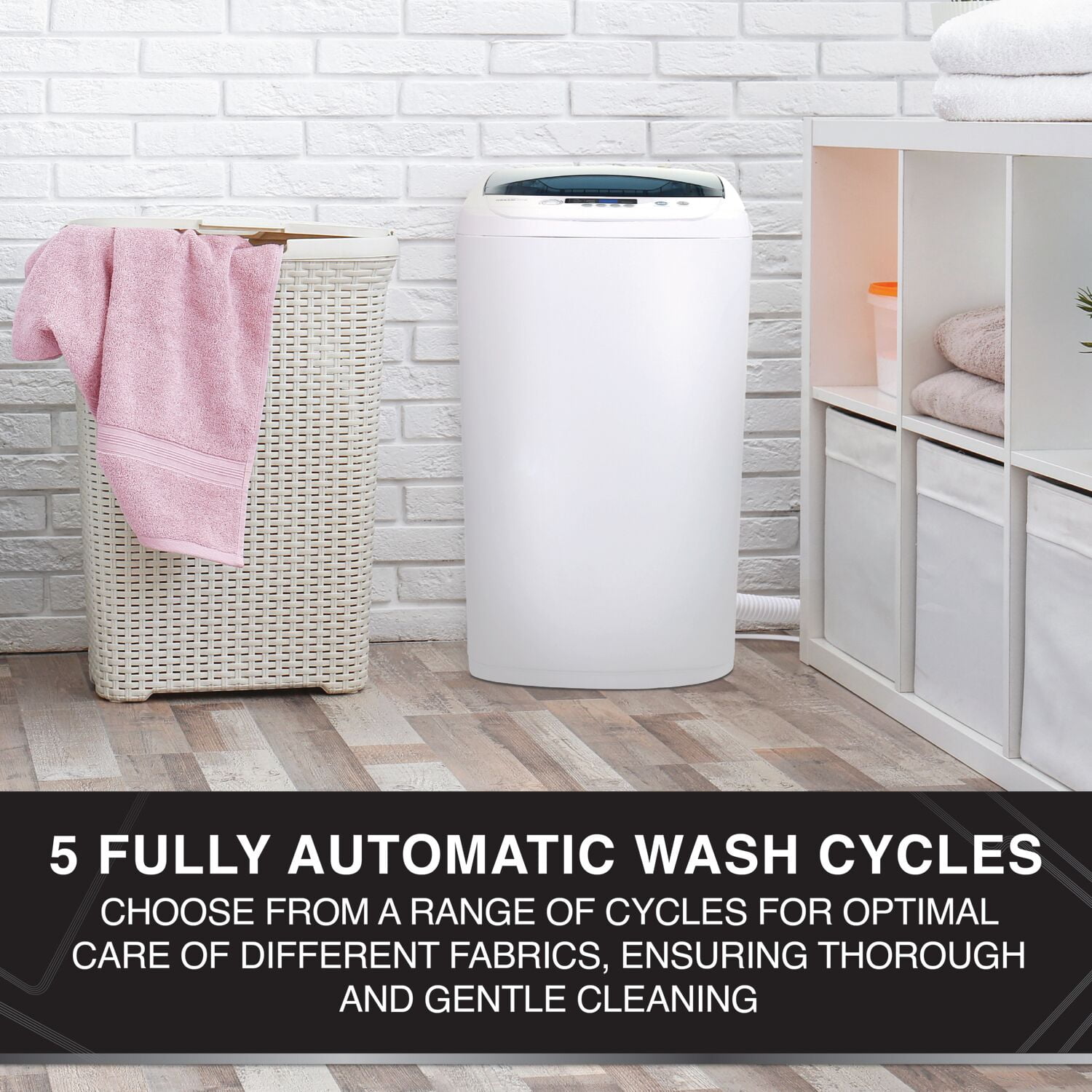 Urban Living 0.9-Cu.ft. Compact Top Load Washer, Mini Portable Clothes Washing Machine for Apartment, Small Spaces Laundry Room