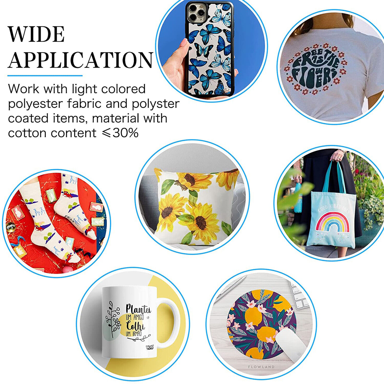 HTVRONT 8.5 x 11 Inch Sublimation Paper, 150 Sheets photo 6