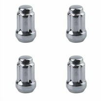 TUSK (4 Pack) Tapered Spline Drive Lug Nut 12mm x 1.50mm Thread Pitch Chrome for Arctic Cat Wildcat XX SE 2022-2024