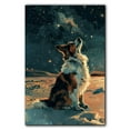 thumbnail image 3 of Icelandic Sheepdog Dog Art Print Poster, Wall art Canvas Painting Decor, Dog Pop Starry Night Art Home Decor Artwork For Bedroom Living Room Bathroom Décor, 3 of 6