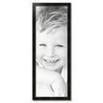 thumbnail image 2 of ArtToFrames 16" x 45" Honors Black with Silver Picture Frame, 16x45 inch Black Wood Poster Frame (WOM-5157), 2 of 7