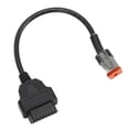 thumbnail image 4 of Motorcycle 4Pin to 16Pin OBD2 Diagnostic Cable Code Reader Convertor Scanner Adaptor 12‑24V, 4 of 8