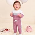 thumbnail image 4 of Zanarzt Toddler Boy Clothes 2Pcs Toddler Baby Boy Clothes Pullover 2Pcs Pants Set Long Sleeve Sweatsuit Cute Spring Outfits Red,6-12 Months, 4 of 7