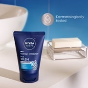 (3 pack) NIVEA MEN Maximum Hydration Face Wash with Aloe Vera, 5 fl oz