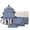 Blue, variant on ibiyuan Laptop Backpack Teens Easy-Clean Trendy School Bag with Pockets Cute Bow Back To School Bookbag Travel Daypack for College,One Size,Black