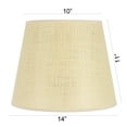 thumbnail image 4 of Simplee Adesso Rattan Paper Uno Lamp Shade, 11"H x 14"D, Transitional, Adult Office, Dorm Room, 4 of 8