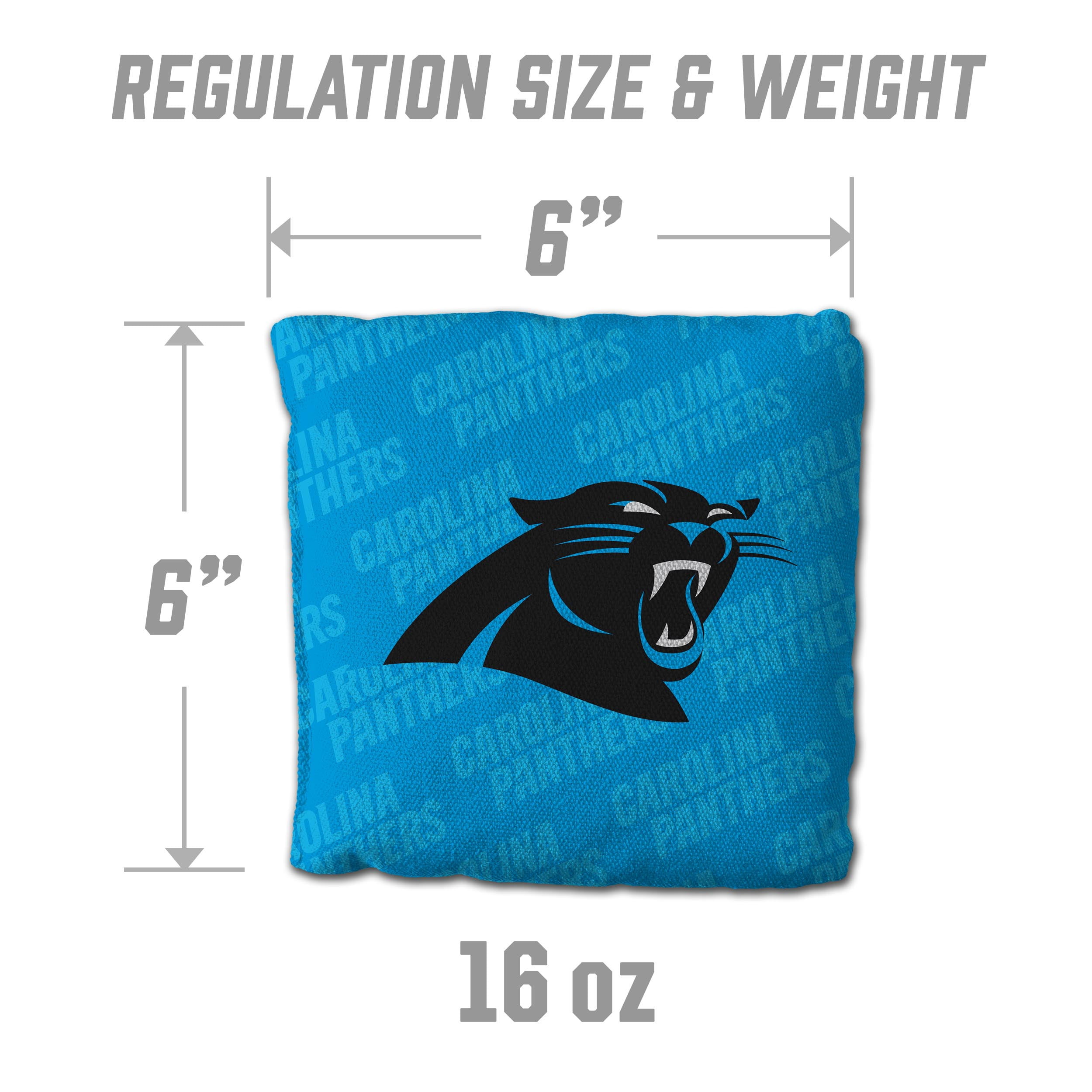 NFL Carolina Panthers Cornhole Bags - 4PK - Blue