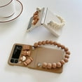 thumbnail image 4 of Cute Bear Case Compatible With Samsung Galaxy Z Flip 4, Hard Pc Protective Cover With Bracelet, 4 of 5
