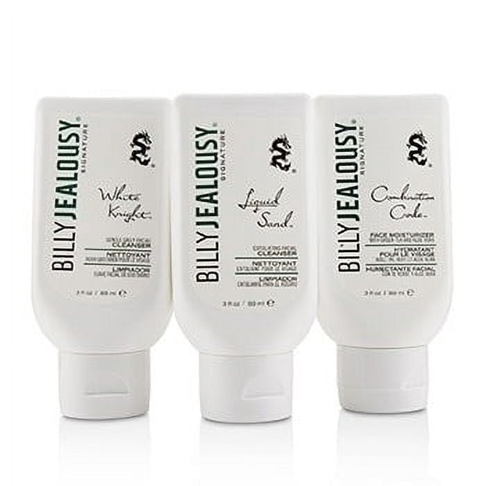 Billy Jealousy Face3Some Kit: Face Moisturizer 88ml + Exfoliating Facial Cleanser 88ml + Gentle Daily Facial Cleanser