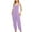 O-919 Purple, variant on Womens Brunch Coveralls Jumpsuits Pants Unitard for Ladies Faux Linen Loose Fit Thin Overall Straight Leg Plain Long Leg Summer Fall Coveralls 2025 Clothing Y2K