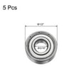 thumbnail image 2 of R3ZZ Deep Groove Ball Bearing, 3/16" x 1/2" x 10/51" Chrome Steel Z2 Double Steel Shielded Bearing, 5 Pack, 2 of 5