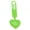 B, variant on Heart Shape Pvc Bright Luggage Tags, Yellow Green Orange Fluorescent Name Label For Suitcase, Travel Bright Id Holder For Backpack And Bag (C)