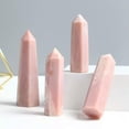 thumbnail image 4 of RSAMD 1PC Natural Pink Opal Tower Point Quartz Crystal Obelisk Wand Healing Stone Gems-6-7cm, 4 of 8