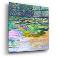 thumbnail image 2 of Epic Art 'Lily Pad Pond' by St. Hilaire Elizabeth, Acrylic Glass Wall Art, 36"x36", 2 of 8
