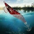 thumbnail image 4 of Cebo de pesca luminoso, señuelos de pesca de simulación con anzuelo de calamar vívido para pescar, 4 of 6