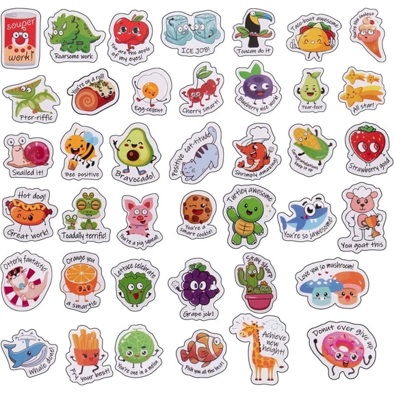 800PCS Punny Teacher Sticker for Student, Motivational Reward Stickers for Kids Classroom, Must Have Essentials for Teachers Elementary, Positive Encouragement Stickers Home School Supplies