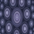 thumbnail image 1 of Ahgly Company Machine Washable Indoor Square Transitional Night Blue Area Rugs, 4' Square, 1 of 7
