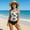 Black, variant on ATOGUTA Swim Wear Girls Bikini Beach Swimwear 2 Piece Swimsuits Summer Bathing Suits Size 4T-13, Blue