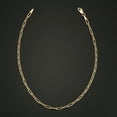 thumbnail image 3 of Au Naturale 14k Yellow Gold Paperclip Link Chain Bracelet (2.5 mm, 7.5 inch), 3 of 7
