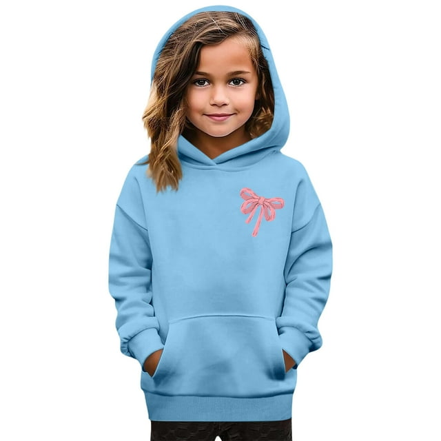 Chandails pour Garçons à Manches Longues, Chandail à Capuche Imprimé pour Enfants, Col Rond, Chandail Décontracté, Vêtements de Sport, Vêtements d'Automne pour Filles 11-12 Ans
