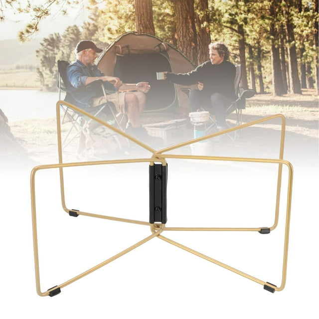 Foldable Cooler Stand, Portable Luggage Rack for Ice Box Fridge, Stainless Steel Holder for Outdoor Camping Picnic Travel & Beach