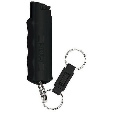 SABRE 3-IN-1 Pepper Spray, Advanced Police Strength, with Durable Key Case, Finger Grip & Quick Release Key Ring, 25 Bursts (Up to 5x Other Brands) & 10' (3m)