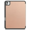 thumbnail image 6 of SaniMore for Apple iPad Pro 13 (2024) Case, Auto Sleep/Wake, PU Leather Case with Tri-Fold Kickstand & Pencil Holder Shockproof Protective Cover for Women Men, Rosegold, 6 of 9