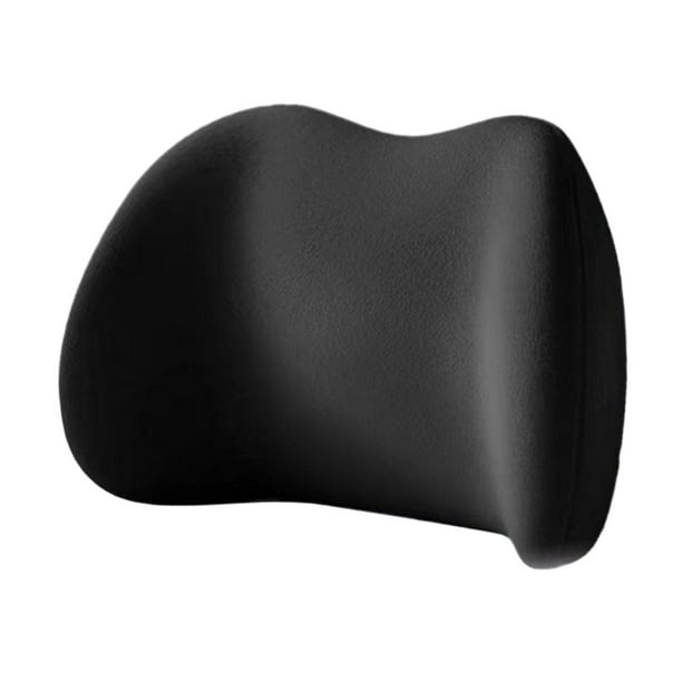 Almohada de apoyo lumbar Accesorio práctico Cojín para la espalda baja que ahorra espacio Negro